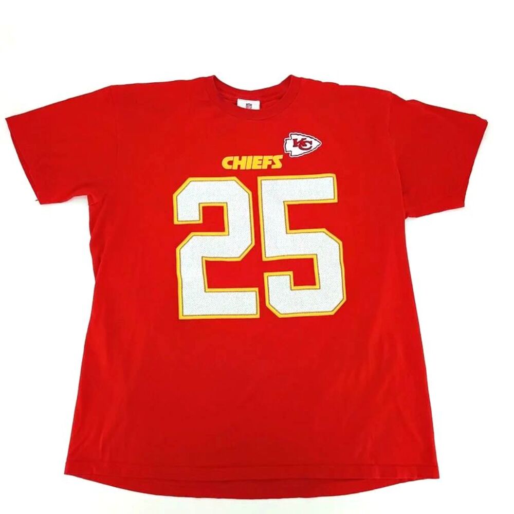 Vintage Kansas City Chiefs Jamaal Charles #25 NFL Tee XL Red